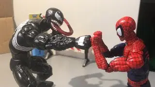 Short Spiderman vs Venom Fight | Stop motion