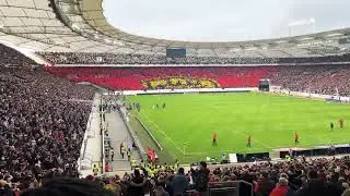 VfB Stuttgart - Karlsruher SC - Derby-Choreo (19/20)