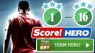 Score! Hero - TEAM HERO EVENT - Level 1 to 16 - 3 Stars