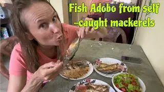 Our Friend Caught Mackerel - I made LEGENDARY FISH ADOBO!!!!