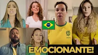HINO NACIONAL por Gabriela Rocha, Fernandinho, Bruna Karla, Aline Barros, Ana Paula e André Valadão