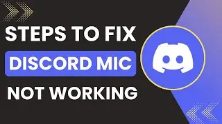 Discord Mic Not Working Fix In 2025