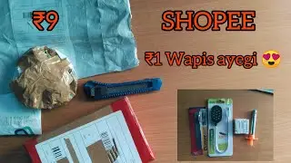 😘Daily Unboxing Shopee Loot Unboxing ₹1,₹9 Yaari Loot Update || My New Setup 😍