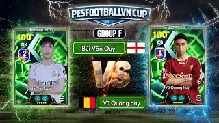 Pesfootballvn Cup• BẢNG F | VÒNG 1: BÙI VĂN QUÝ vs VŨ QUANG HUY | VÀNG RƠI MẤT RỒI