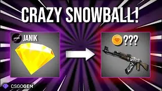 CRAZY CASE BATTLE SNOWBALL! (CSGOGem)