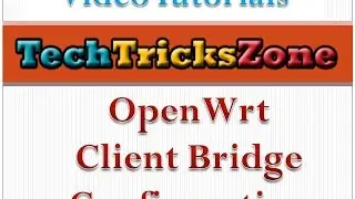 Openwrt Configuration in Bridge mode step to step with non  openwrt Access Point