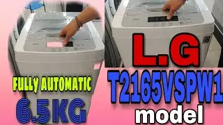 LG inverter fully automatic washing machine. T2165VSPW1 6.5kg