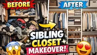 Transforming My Sibling&rsquo;s Messy Closet&hellip; You Won&rsquo;t Believe the After!&rdquo;#wardrobe #gains #500subs 