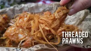 Threaded Prawns | How to Make Thread Prawns | Indo Chinese Starter