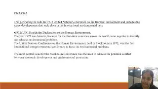 Introduction to International Environmental Law- Environmental Law