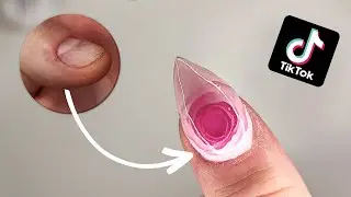 3D Rose - Trying the TikTok nail trend for the first time