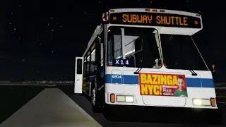 Riding #6804 on the fictional 13 shuttle bus route (FULL RIDE)