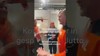 Koningspaar in gesprek met Jutta Leerdam en Femke Kok | RTL Nieuws