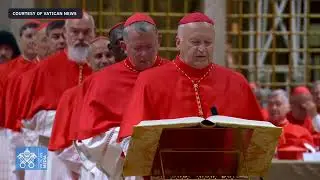 Cardinal Nemet, ex-chaplain of Cebu university, takes oath as elector in conclave