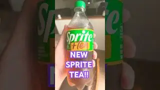 NEW Sprite Tea 🍋 #food #soda #pop #shorts