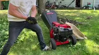 90's MTD 8hp wood chipper shredder