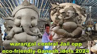 warangal central Jail opp eco-friendly Ganesh idols 2024 !! #eco-friendlyganesh #warangalecofriendly