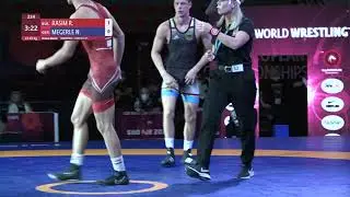 BRONZE FS - 61 kg: R. RASIM (BUL) v. N. MEGERLE (GER)