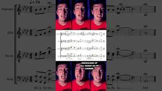 Somebody to Love vocal harmonies with sheet music