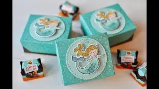 Tutorial: Meerjungfrauen-Box für Ferrero Küsschen (Stampin' Up!)