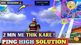 Free Fire Normal Ping But Not Working | PING PROBLEM IN FREE FIRE | 999+ Ping Problem Solution