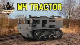 UNPACKING + M4 Artillery Tractor - military LEGO Armorbrick kit (REVIEW) [Рус. Субт.]