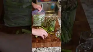 Quick Pickled Wild Asparagus! #foraging