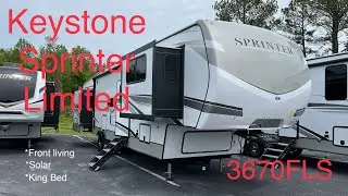 MUST SEE BEAUTIFUL INTERIOR! 2023 Keystone Sprinter Limited 3670FLS￼