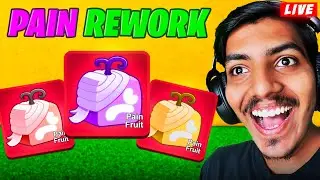 😱 Finally PAIN REWORK Is Here! (Blox Fruits LIVE)