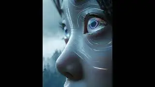 portrait of a wave eyes #scifiart #fantasyart #portraitart