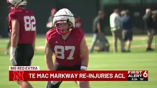 TE Mac Markway re-injures ACL