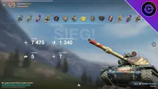 WoT Blitz • T95 E6 ∣ 7.4k ∣ Venerated [Replay]