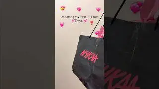 Nykaa PR package unboxing ✨💕 #unboxing  #Nykaa #haul #trending #skinblogger #viral #trending #fypシ