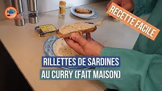 Rillettes de sardines au curry (recette minute)