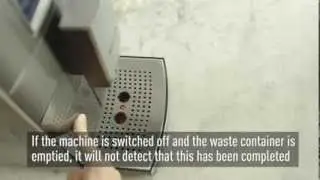Panasonic NC-ZA1 Espresso Machine - Tutorial 5 - Empty Waste Container message...