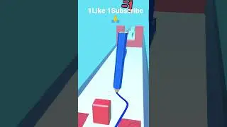 Please Subscribe Colour pencil run #gaming #shorts