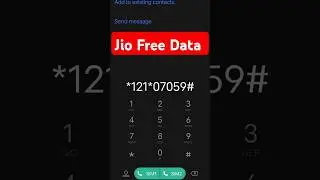Jio Free Data 2024 | jio 10Gb data free Screat Code