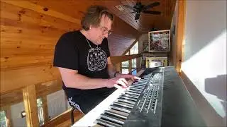 Roland RD-500 keyboard; impromptu 80's beach-vibe sounds!