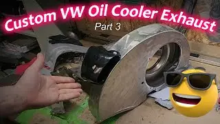 Кастомный выхлоп масляного радиатора VW - Часть 3