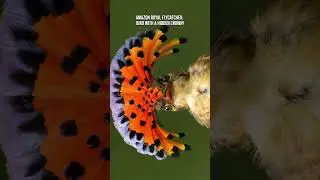 Amazon Royal Flycatcher: Bird With a Hidden Crown! #birds #flycatchers #nature #cool #amazon #facts