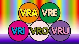 VRA VRE VRI VRO VRU - CRIANÇAS INTELIGENTES - ALFABETIZAÇÃO #palavrinhas