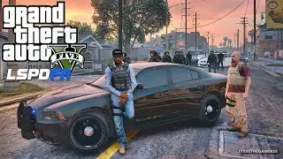 GTA 5 MODS LSPDFR 850 - GROVE ST LOCKDOWN!!! (GTA 5 REAL LIFE PC MOD)