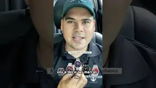 5 marcas de relojes mas confiables! De econ&oacute;micas a Gama media! Cris Beltran #reloj #rolex #watch