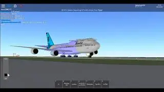 Beta 747-8 Take Off!