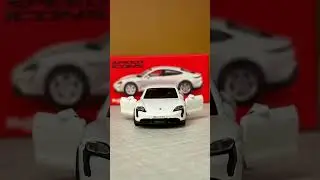 Maisto Porsche Taycan Turbo S Diecast Car vs Hot Wheels! EV Supercar in 1:64 Scale 🚗💨 #shorts