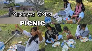 পাহাড়ের উপরে পিকনিক || picnic vlog || natural vlog || #trending #vlog #viral #picnic 