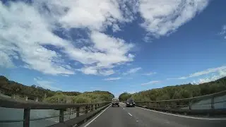 Driving from Glenavy to Pukeuri - Road trip along SH1 in the Canterbury Region of New Zealand