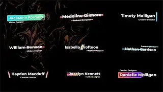 Gradient Lower Third After Effects Templates