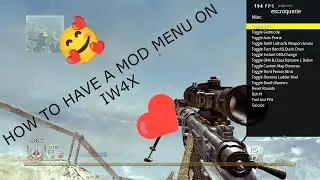 Tutorial HOW INSTALL MOD MENU TRICKSHOT ON IW4X 🤔🤔