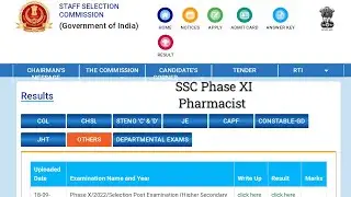 SSC phase 11 Pharmacist | Document verification | What to do after qualified in exam ?